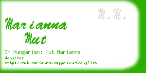 marianna mut business card